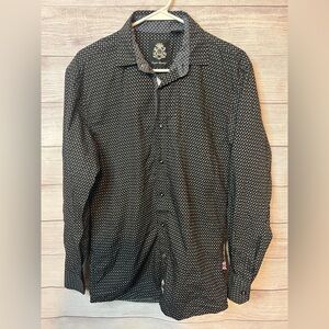 English Laundry Geometric Button-Down Shirt Medium